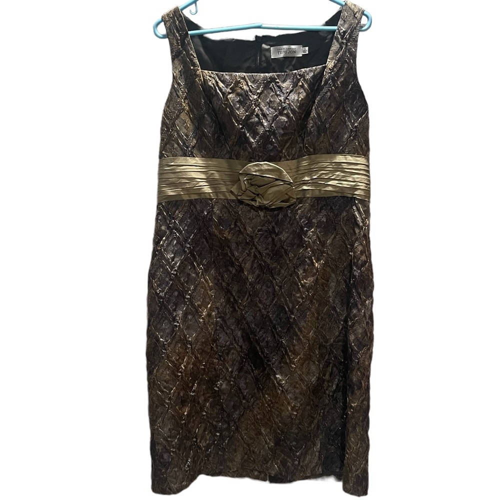COPY - Teri Jon Sheath Dress. Size 14